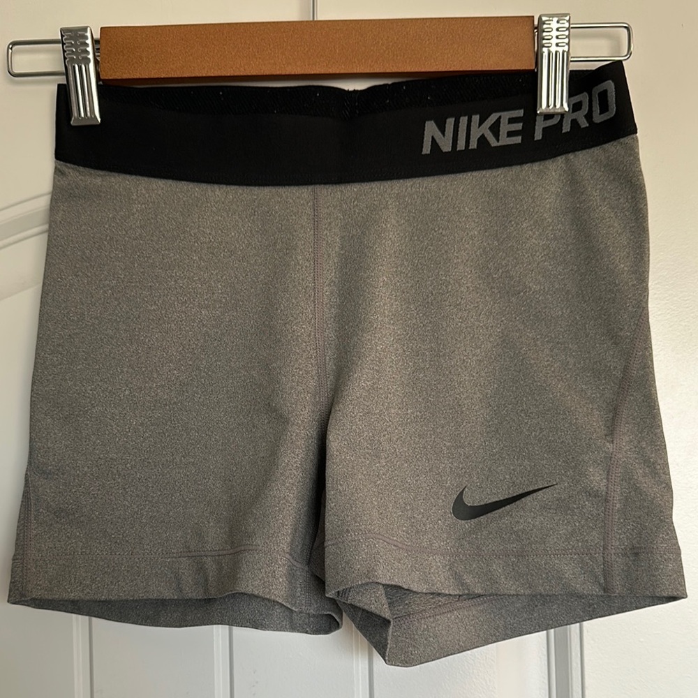 Nike Pro Women's Grey Shorts